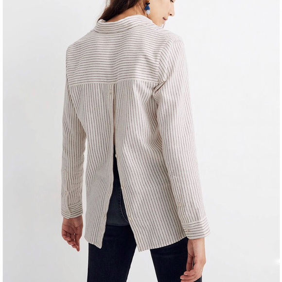Madewell Tops - Madewell Flannel Classic Ex-Boyfriend Button Back